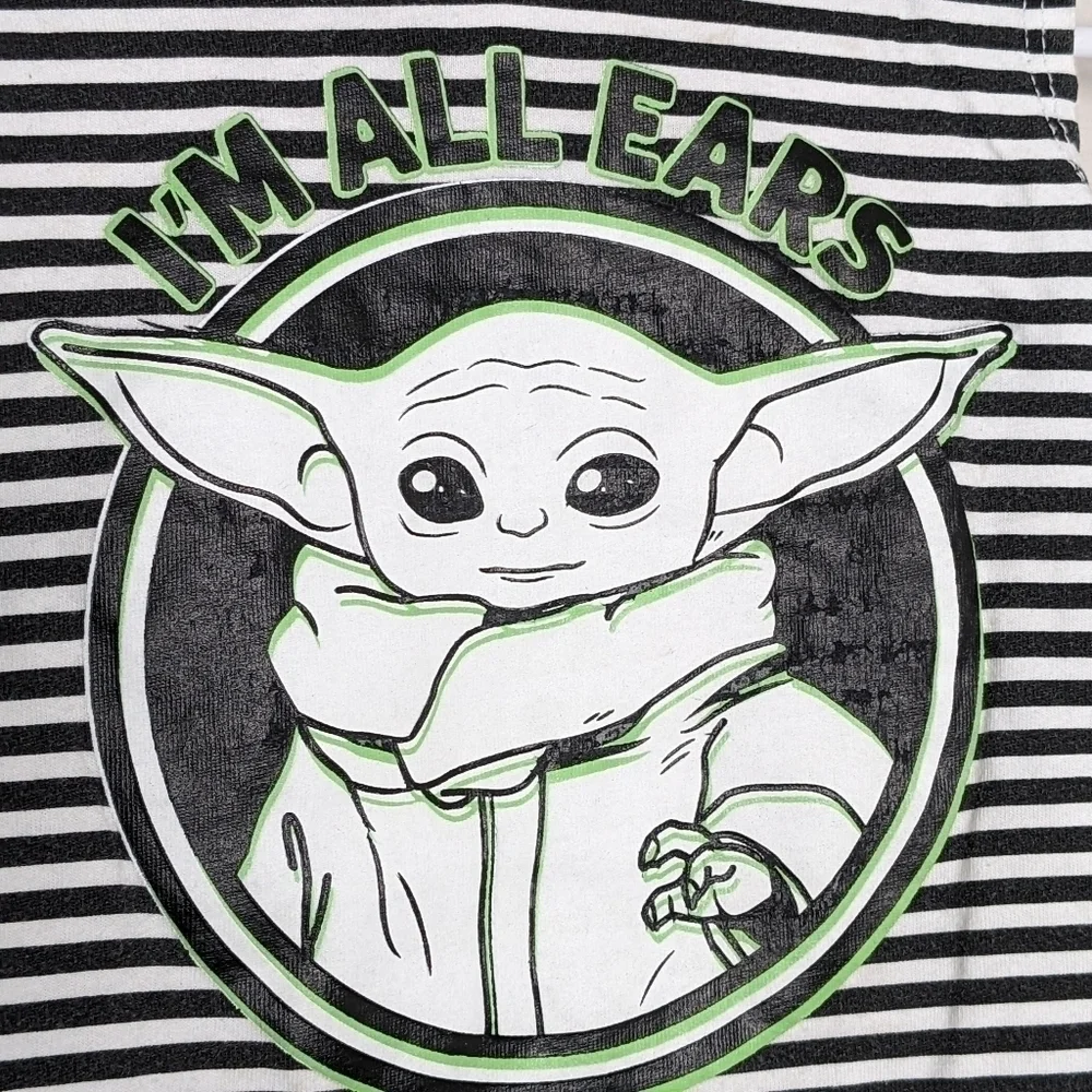 Star Wars Yoda Ears Sleeveless Hoodie Shirt 3T